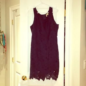 Navy blue cocktail dress